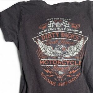 Dirty Dicks Motorcycle Graphic Tee